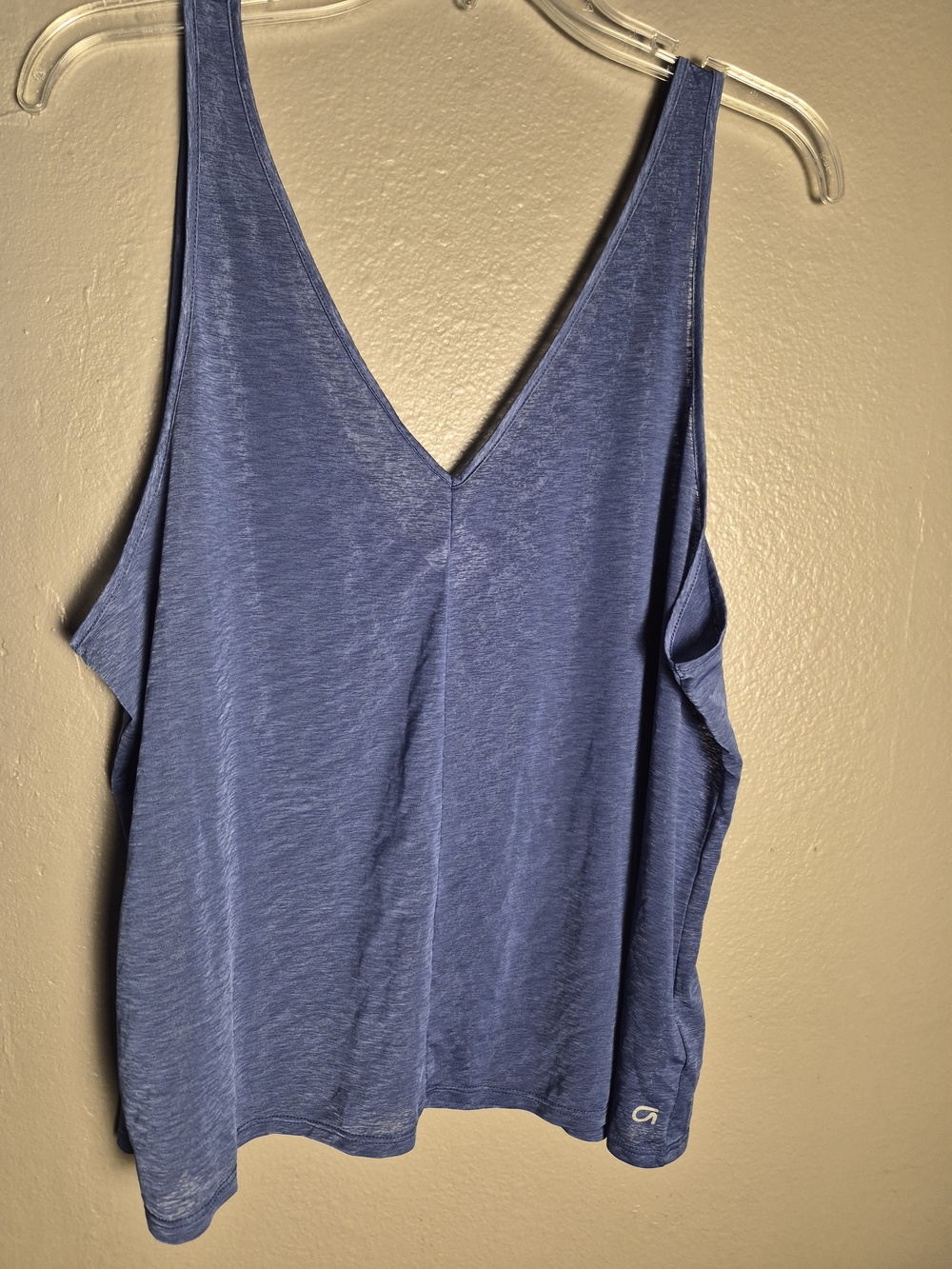 GAPFIT V-Neck Sleeveless Tank Top - Indigo Blue